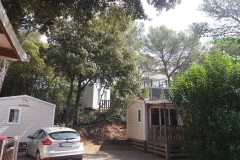 Holiday Green 5 ***** Resort - Frejus Ansicht Ferienhaus und Parkplatz