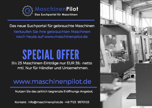 Maschinen verkaufen auf www.mschinenpilot.de
