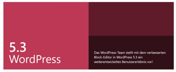 WordPress-Version 5.3 „Kirk“